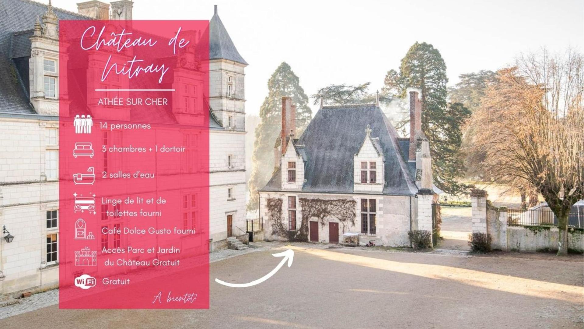 16Th Century Hunting Lodge - Chateau De Nitray Athee-sur-Cher Luaran gambar